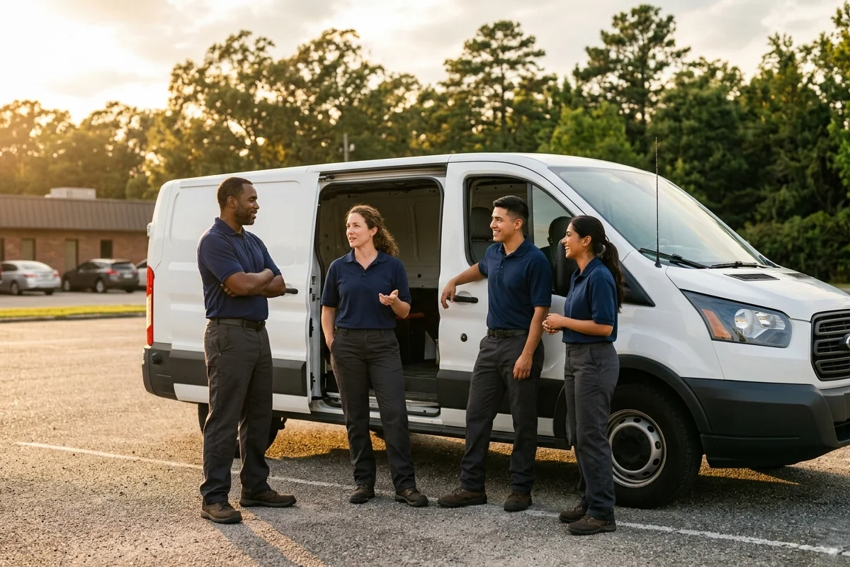 Hydro Clean crew team